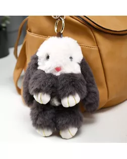 Подвеска на кольце "Крольчонок серо-белый" 18 см арт. СМЛ-125439-1-СМЛ0002319947