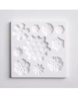 Молд для творчества «Снежинки», 8 × 8 см арт. СМЛ-108136-1-СМЛ0002331110
