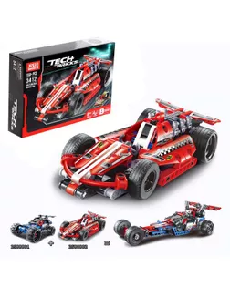 Конструктор с инерционным механизмом «Спорткар», 158 деталей арт. СМЛ-100084-1-СМЛ0002588802