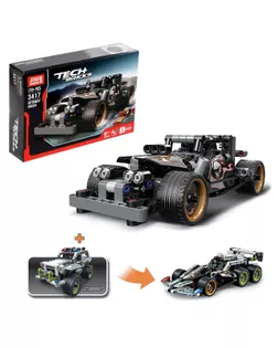 Конструктор с инерционным механизмом «Супергонка», 170 деталей арт. СМЛ-100085-2-СМЛ0002588806