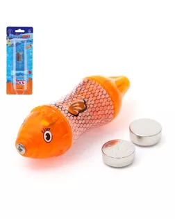 Аквариумная рыбка «Кальмар», плавает в воде, работает от батареек, МИКС арт. СМЛ-50703-1-СМЛ0002619115