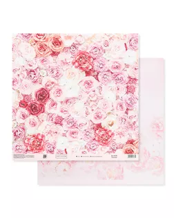 Бумага для скрапбукинга «Одеяло из роз», 30.5 × 30.5 см, 180 г/м арт. СМЛ-211827-1-СМЛ0002655789