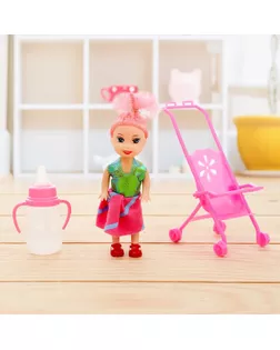 Кукла-малышка "Ева" с аксессуарами, МИКС арт. СМЛ-52240-1-СМЛ0002677603