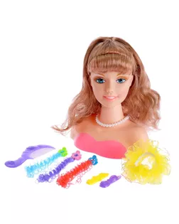 Кукла-манекен для создания причёсок "Модница" с аксессуарами арт. СМЛ-50936-1-СМЛ0002683129