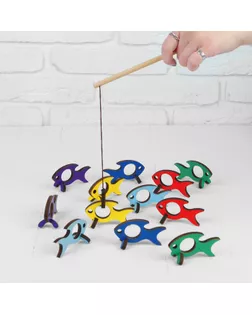 Игра «Поймай-ка. Рыбки», удочка с крючком арт. СМЛ-49682-1-СМЛ0002729070