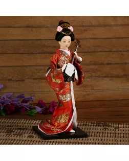 Кукла коллекционная "Китаянка в национальном платье с собакой" 32х12,5х12,5 см арт. СМЛ-96363-2-СМЛ0002749657
