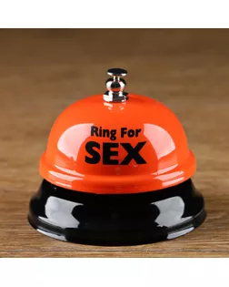 Звонок настольный "Ring for a sex", 7.5х7.5х6.5 см, микс арт. СМЛ-53388-1-СМЛ0002757070