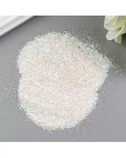 Глиттер для творчества 45 гр "Слюда белая" 18х12 см арт. СМЛ-266488-1-СМЛ0002757244