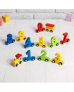 Конструктор «Паровозик. Учим счёт» арт. СМЛ-126402-1-СМЛ0002792113