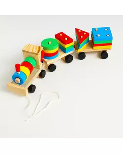 Конструктор "Паровоз" 4 фигуры арт. СМЛ-113855-1-СМЛ0000280953