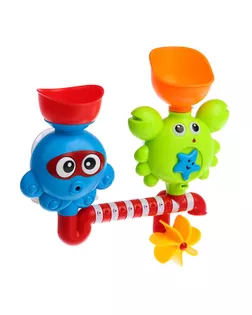 Игрушки для купания «Развивающий», на присоске, цвет МИКС арт. СМЛ-126055-1-СМЛ0002849311