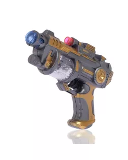 Пистолет «Дезинтегратор», световые и звуковые эффекты, работает от батареек, цвета МИКС арт. СМЛ-52590-1-СМЛ0002864394
