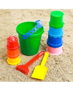 Набор для игры в песке, цвета МИКС арт. СМЛ-134215-1-СМЛ0002881392