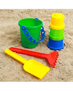 Набор для игры в песке №6, цвета МИКС арт. СМЛ-134213-1-СМЛ0002881396