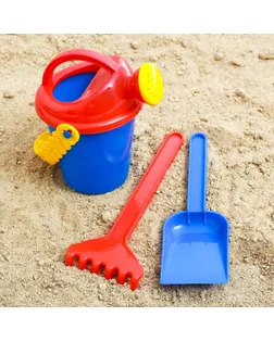 Набор для игры в песке, лейка 350 мл, цвета МИКС арт. СМЛ-134346-1-СМЛ0002881406