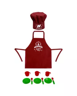Игровой набор «Шеф-повар» с фартуком и аксессуарами арт. СМЛ-53416-1-СМЛ0002929886