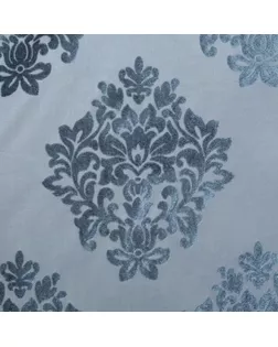 Купить Штора тюлевая сетка с бархатом "Этель" 170х265 см Ренессанс Лазурный, 100% п/э арт. СМЛ-20959-1-СМЛ2938070 оптом в Казахстане