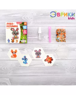 Аквамозаика для детей «Лесные зверята» арт. СМЛ-23958-7-СМЛ2983299