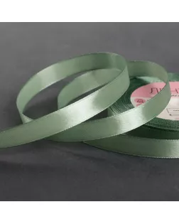 Лента атласная, 12 мм × 22 ± 1 м, цвет светло-зелёный №93 арт. СМЛ-96773-2-СМЛ0003019745