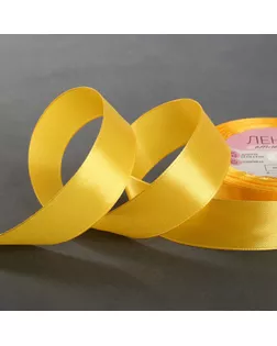 Лента атласная, 25 мм × 23 ± 1 м, цвет оранжевый №16 арт. СМЛ-96769-2-СМЛ0003019767