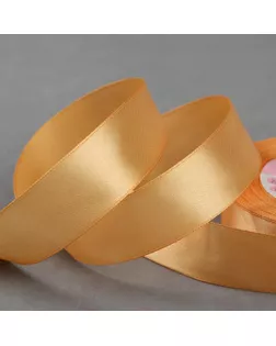 Лента атласная, 25 мм × 23 ± 1 м, цвет крем-брюле №68 арт. СМЛ-95755-1-СМЛ0003019792