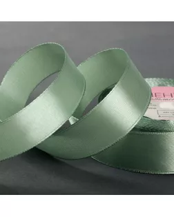 Лента атласная, 25 мм × 22 ± 1 м, цвет светло-зелёный №93 арт. СМЛ-96773-1-СМЛ0003019796
