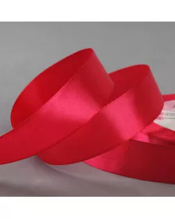 Лента атласная, 25 мм × 23 ± 1 м, цвет малиновый №111 арт. СМЛ-96774-2-СМЛ0003019798