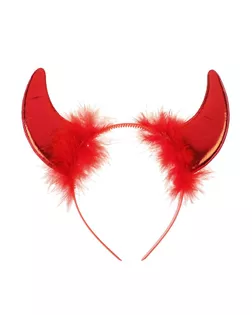 Карнавальный ободок "Рога" пуховые арт. СМЛ-46596-1-СМЛ0000308498