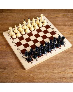 Шахматы "Айвенго" (доска дерево 43х43 см, фигуры пластик, король h=10 см) арт. СМЛ-112238-1-СМЛ0003091520