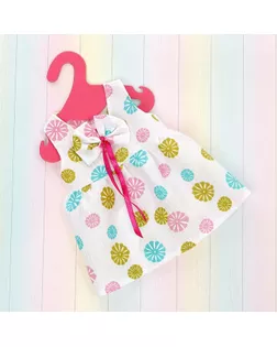 Платье «Цветочек» для пупса 38-42 см арт. СМЛ-57796-1-СМЛ0003094062