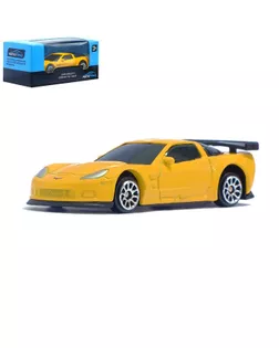 Машина металлическая CHEVROLET CORVETTE C6-R, масштаб 1:64, МИКС арт. СМЛ-217403-1-СМЛ0003098592