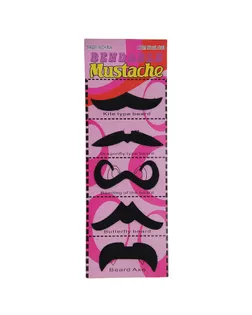 Карнавальные усы, набор 5 шт. арт. СМЛ-48778-1-СМЛ0000324512