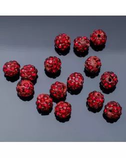 Бусина "ШАМБАЛА" 6мм (набор 15шт), цвет темно-красный арт. СМЛ-28910-5-СМЛ3270136