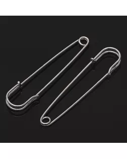 Булавка 9*1,5 см (набор 2шт), СМ-208, цвет серебра арт. СМЛ-24155-2-СМЛ3281462