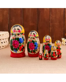 Матрешка "Семёновская", 7-и кукольная, высшая категория арт. СМЛ-52893-1-СМЛ0003300718