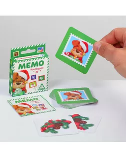 Настольная игра «Мемо Новогодняя», 28 карточек арт. СМЛ-106482-1-СМЛ0003528698