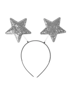 Карнавальный ободок «Звёзды», цвет серебряный арт. СМЛ-60899-1-СМЛ0003544617