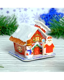 3D Конструктор фигурки «Дом деда мороза» арт. СМЛ-59007-1-СМЛ0003564567
