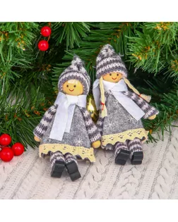 Игрушка - подвеска «Снежные куколки», МИКС арт. СМЛ-214609-1-СМЛ0003584600