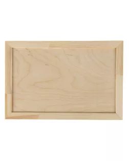 Планшет деревянный, с врезанной фанерой, 20 х 30 х 3,5 см, глубина 0.5 см, сосна арт. СМЛ-174125-1-СМЛ0003663743