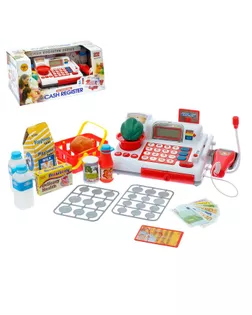 Касса «Супермаркет» с корзинкой и весами арт. СМЛ-108319-1-СМЛ0003670895