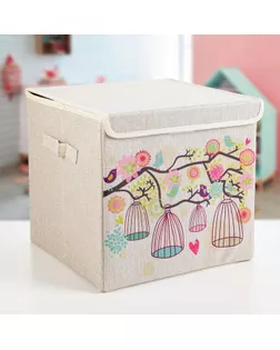 Короб для хранения 30×30×28,5 см "Весна" арт. СМЛ-60769-1-СМЛ0003692716