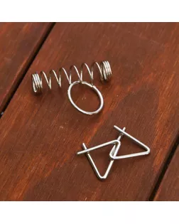 Головоломка металлическая «Раздели на части», МИКС арт. СМЛ-118112-1-СМЛ0003744226