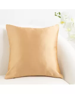 Декоративная подушка «Этель» 40×40 см Дамаск AMBER SOLID, 100% п/э арт. СМЛ-24394-1-СМЛ3771201