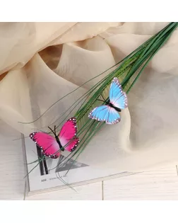 Декор "Травка с бабочками" 64 см, микс арт. СМЛ-162880-1-СМЛ0003792288