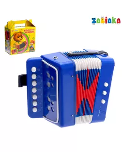 Музыкальная игрушка «Гармонь», цвет синий арт. СМЛ-101950-1-СМЛ0003794750