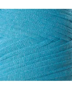 Пряжа-шнур "Ribbon" 40% полиэстер, 60% хлопок 125м/250гр (760 голубой) арт. СМЛ-23292-6-СМЛ3818807
