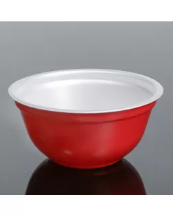 Миска суповая, 500 мл, цвет красный, 480 шт/уп. арт. СМЛ-130366-2-СМЛ0003892047