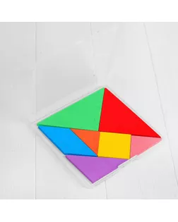 Головоломка "Танграм", в пластиковой коробочке арт. СМЛ-124888-2-СМЛ0003972758