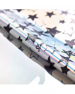 Плёнка упаковочная с голографией Starry sky , 100 × 70 см арт. СМЛ-66076-1-СМЛ0004005166